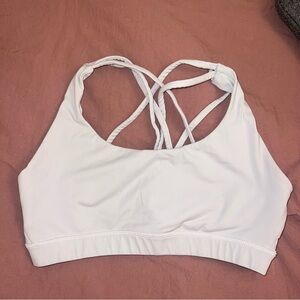 Grey Strappy Sports Bra